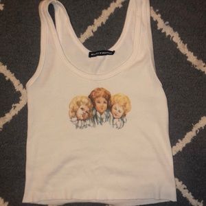 Rare Brandy Melville Sheena three angle tank top